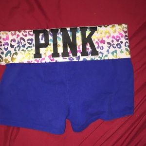 PINK yoga shorts